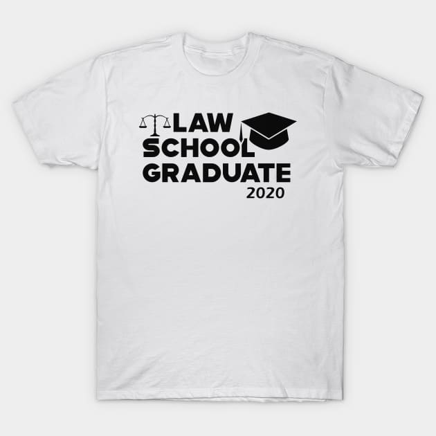 Law School Graduate 2020 T-Shirt by KC Happy Shop